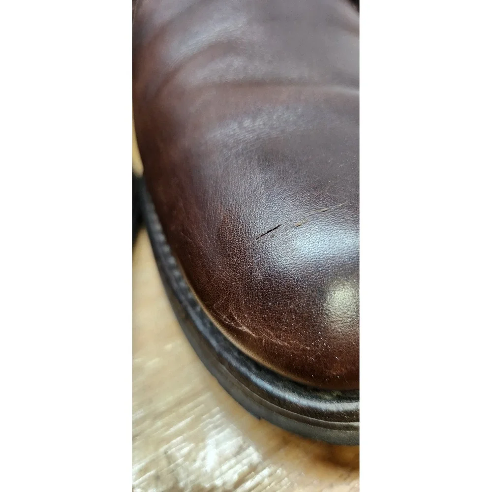 Allen Edmonds Malvern Brown Leather Chukka Boots Mens 10.5 D 9161 USA Made